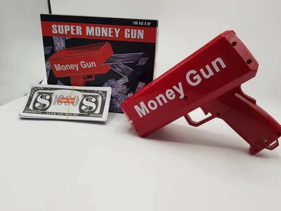 Super Cash Money Gun With 100 Pcs