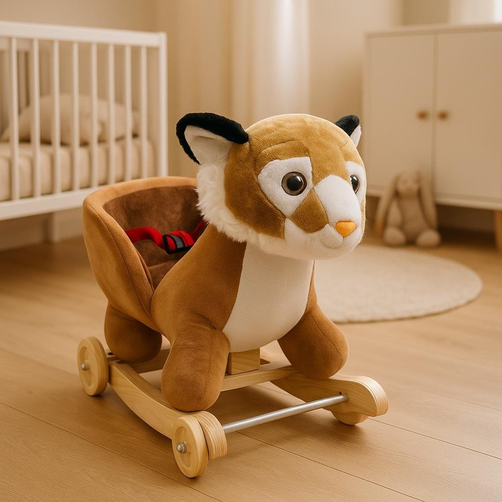 Tiger Rocking and Riding Fun for Kids