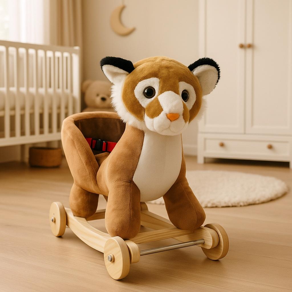 Tiger Rocking and Riding Fun for Kids