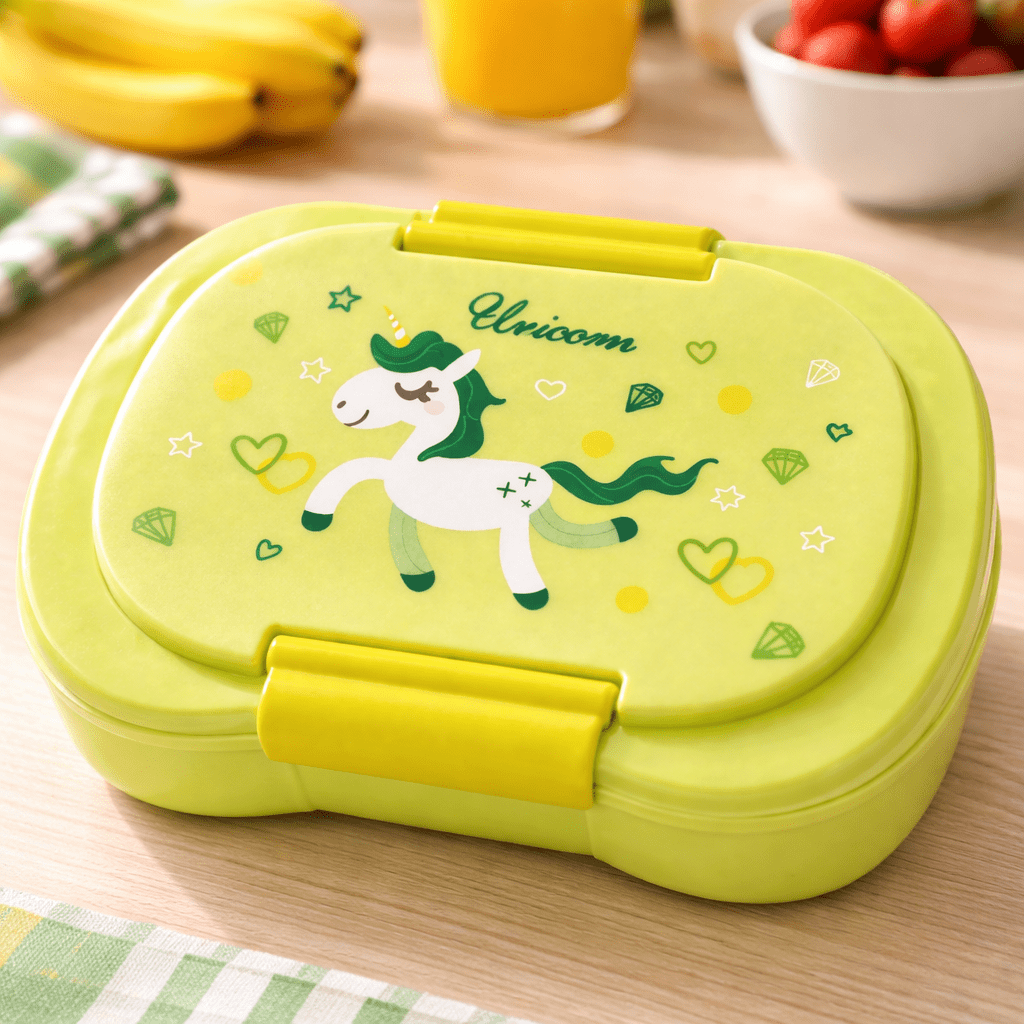 Unicorn Kids Lunch Box – Cute Leak-Proof Snack Container