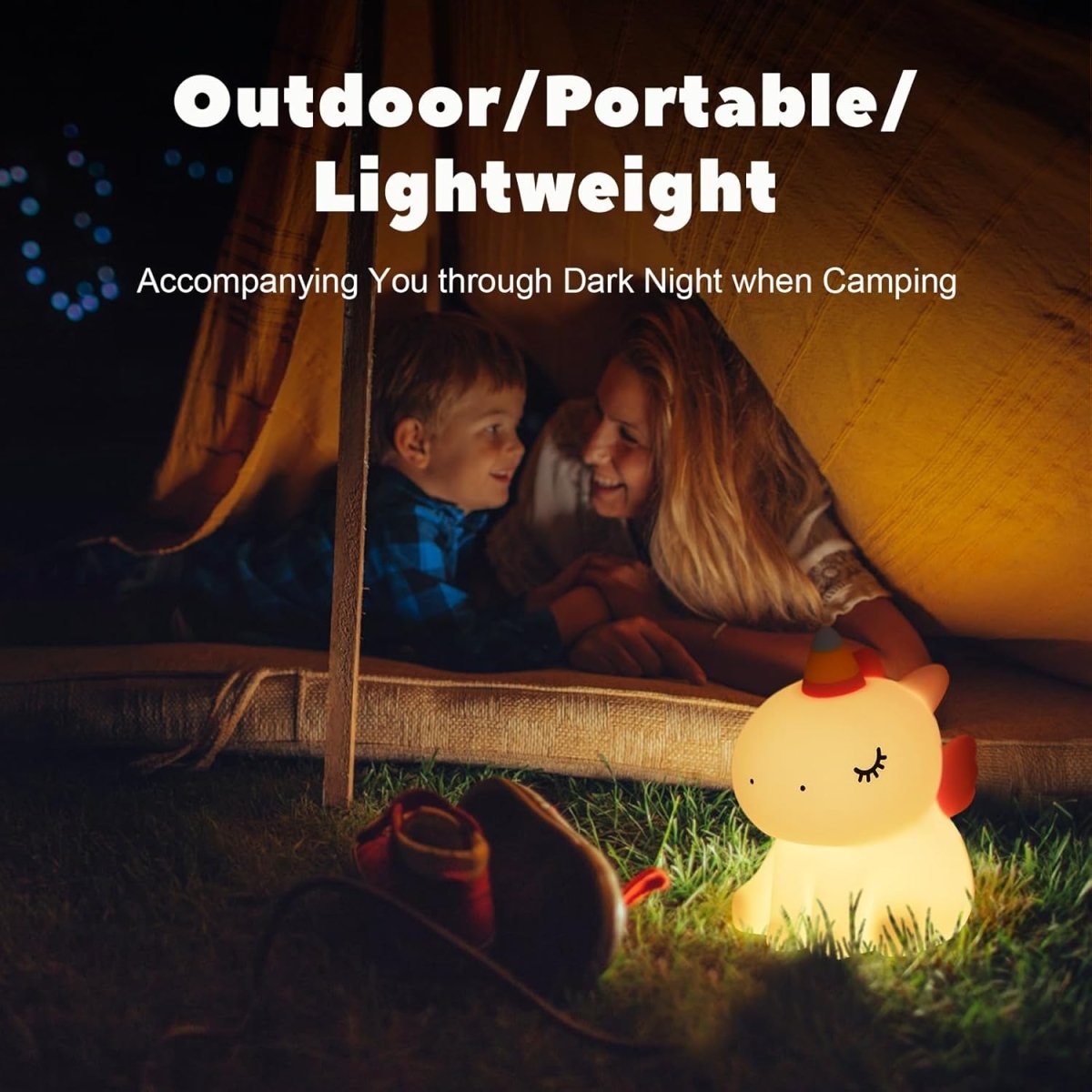 Unicorn Touch Night Lamp – Soft Glow LED Bedside Light