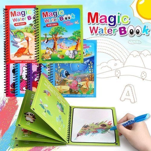 Water Magic Drawing Coloring Book