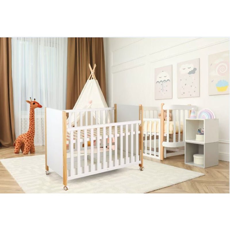 Wooden Baby Cot – Safe & Comfortable Sleeping Bed for Infants