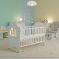 Wooden Baby Cot – Secure, Spacious & Parent-Friendly