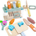 Wooden Play Kitchen Accessories Set