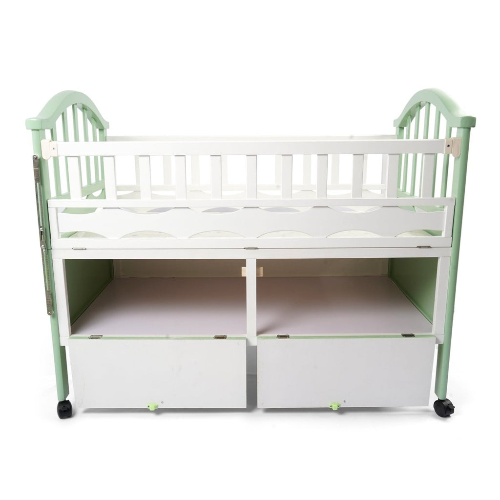 Wooden Rest Nestle Baby Cot with Drawer
