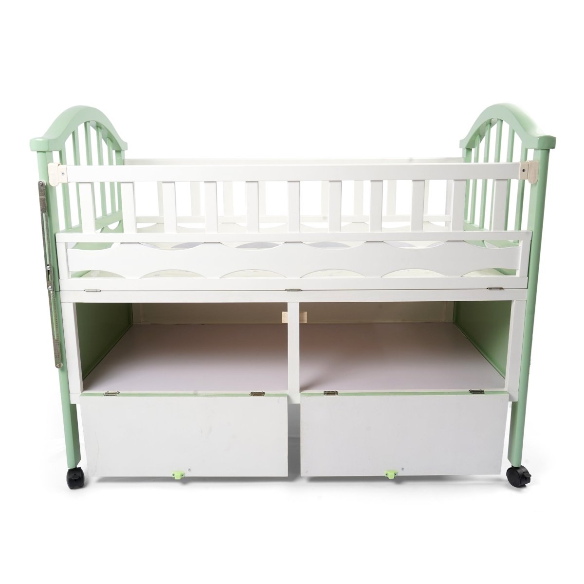 Wooden Rest Nestle Baby Cot with Drawer