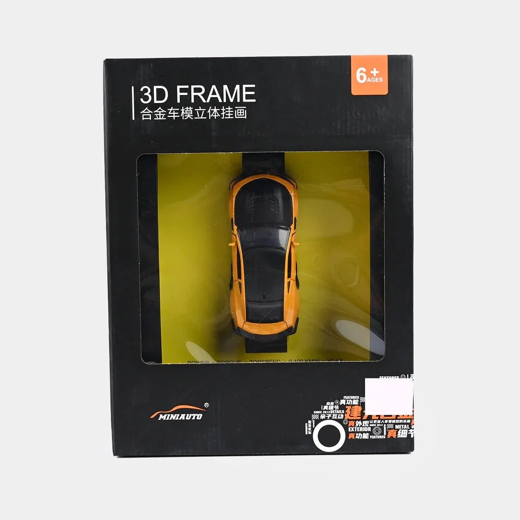 3D Wall Frame 1:32 Scale Chevrolet Camaro DieCast Model