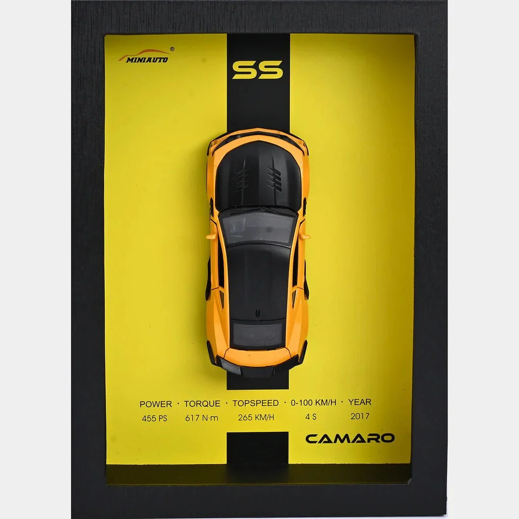 3D Wall Frame 1:32 Scale Chevrolet Camaro DieCast Model