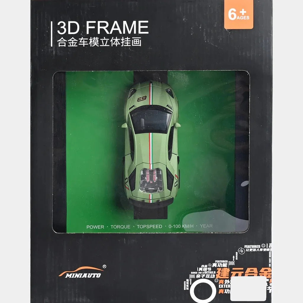 3D Display Frame 1:32 Lamborghini Aventador Diecast Model